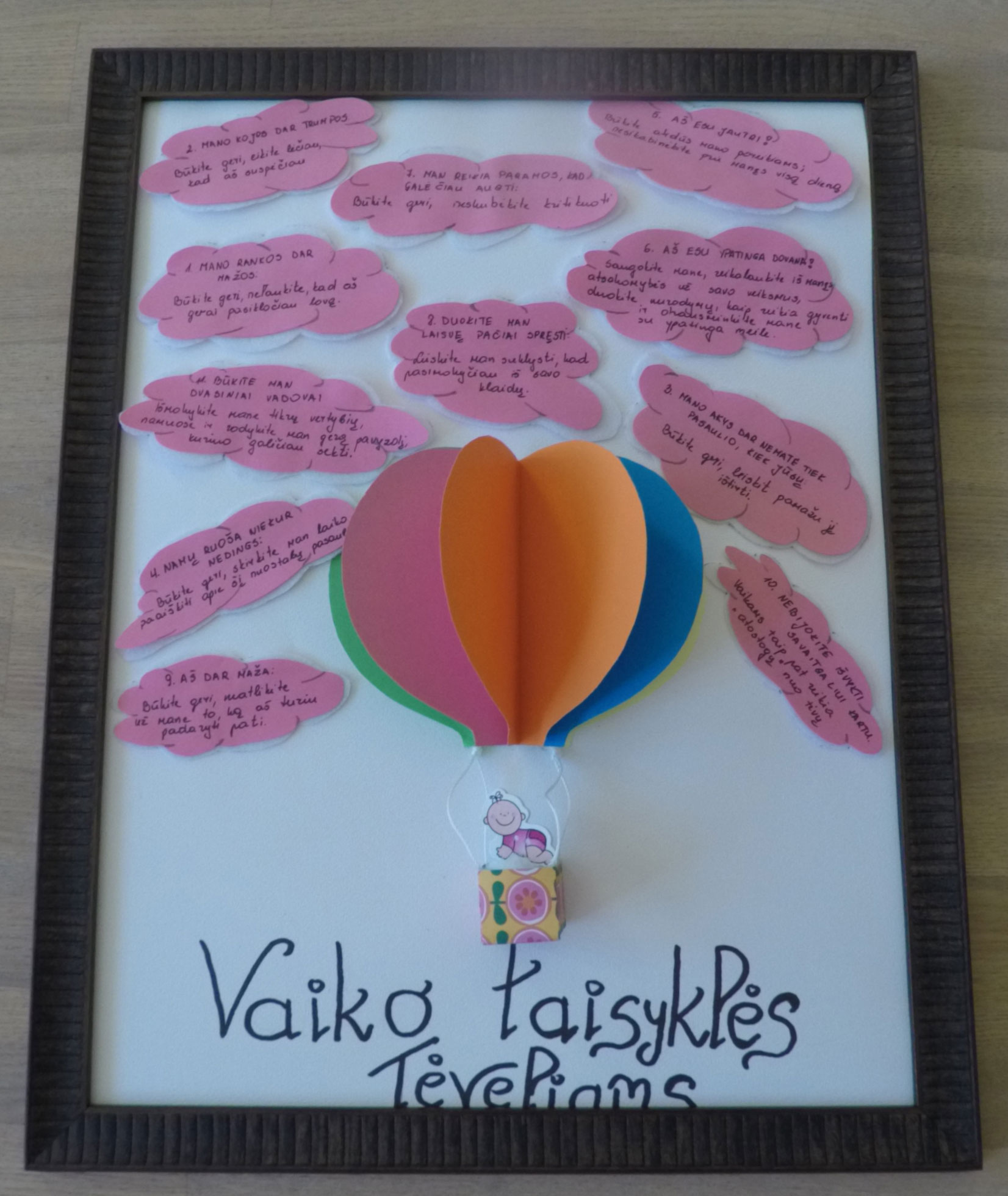Krikštynų planas krikštatėviams